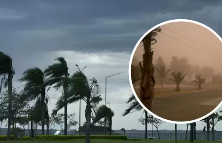 Fenmeno meteorolgico intenso en la costa peruana.
