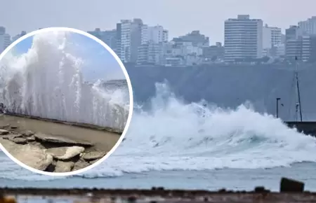 Oleajes anmalos en litoral peruano.