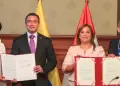 Dina Boluarte en Quito: Per y Ecuador firman hoja de ruta para recuperacin de la cuenca transfronteriza