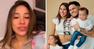 Samahara Lobatn tras contar su tercer embarazo.