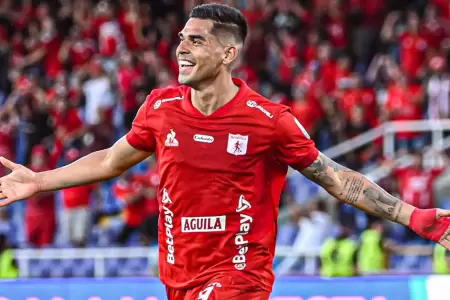 Luis Ramos anot doblete en la victoria del Amrica de Cali.
