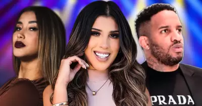 Xiomy Kanashiro, Yahaira Plasencia y Jefferson Farfán.