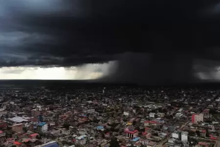 Bajas temperaturas en la selva por friaje.