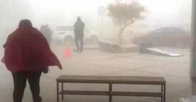 Senamhi advierte nuevo fen�meno clim�tico para este fin de semana.