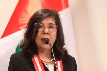 Janet Tello Gilardi, presidenta del Poder Judicial.