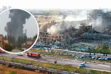 Explosin en planta qumica de China.