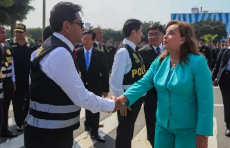 Presidenta reconoce labor de los policías en el último operativo en la Vía Expre