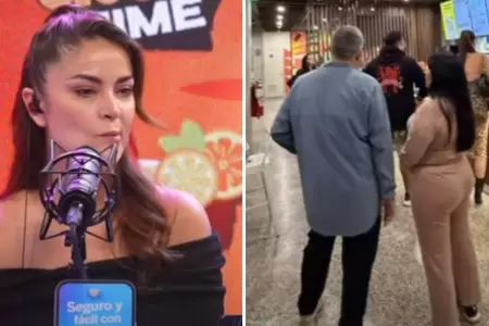 Laura Spoya es ampayada con streamers