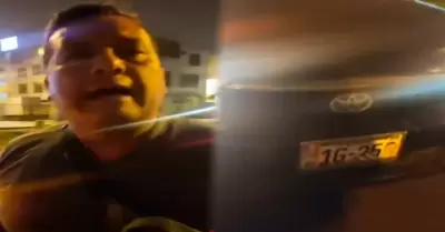 Sujeto amenaza con arma a chofer de bus.