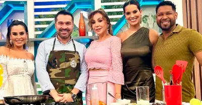 El chef Giacomo Bocchio en América Hoy.