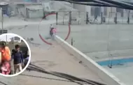 Nia cae desde muro de obra inconclusa en Lurigancho-Chosica: Menor sobrevive tras caer 4 metros