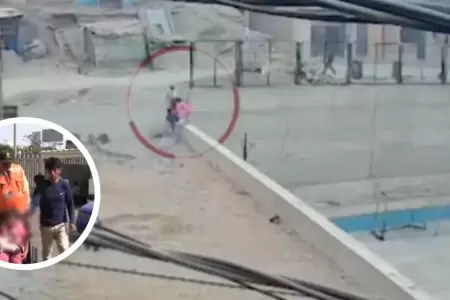 Nia cae desde muro en Lurigancho-Chosica