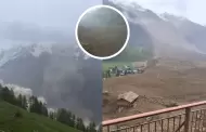 Deslizamiento de glaciar sepulta a pueblo: Avalancha de nieve, agua y rocas dej a 300 personas sin hogar