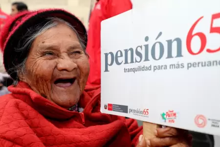 Beneficiaria del programa Pensin 65.