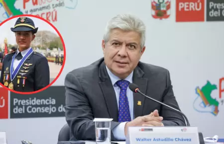 Ministro de Defensa sobre caso de la piloto Ashley Vargas.