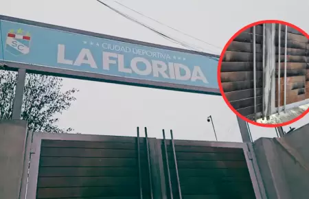 Incendian puerta de La Florida en el Rímac.