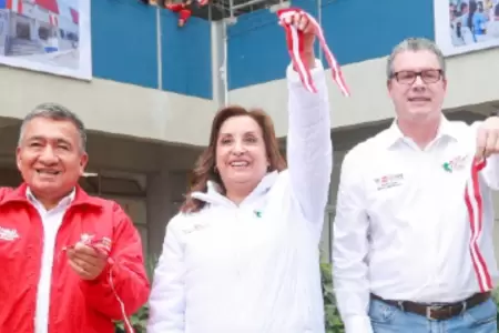 Dina Boluarte inaugura nuevo colegio bicentenario en Carabayllo