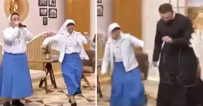 Moja sorprende al hacer beatbox en programa en vivo.