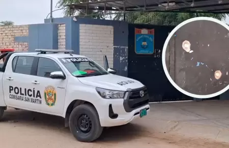 Delincuentes disparan contra I.E. Almirante Miguel Grau en Piura.