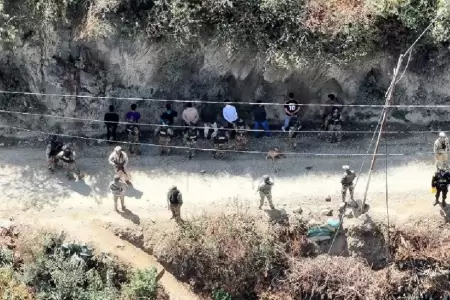PNP detiene a ocho personas acusadas de estar implicadas en crimen en Pataz.