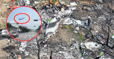 Avión se estrella cerca a aeropuerto en Corea del Sur.