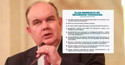Plan de Seguridad Ciudadana de Rafael López Aliaga.