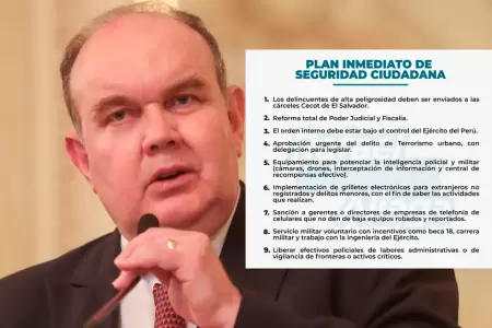 Plan de Seguridad Ciudadana de Rafael Lpez Aliaga.