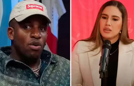Darinka arremete contra Jefferson Farfán.