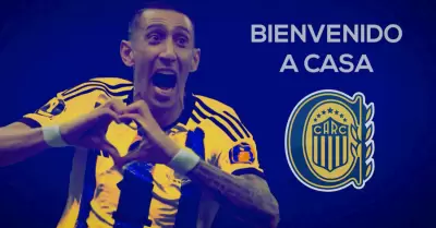 Rosario Central anunció la vuelta de Ángel Di María.