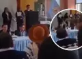 Junín: Ciudadano arroja balde de orina a alcalde como rechazo a su gestión municipal durante audiencia