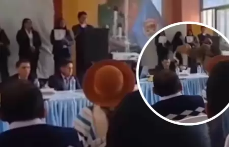 Arrojan orina a alcalde distrital en Junín.
