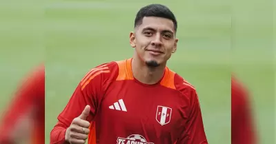 César Inga cumplió su primer entrenamiento con la Selección Peruana.