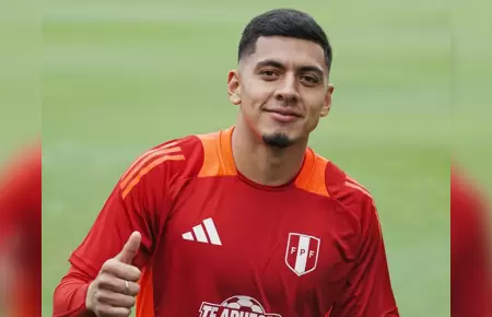 César Inga cumplió su primer entrenamiento con la Selección Peruana.