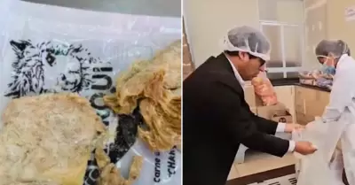 Detectan charqui en mal estado en colegio.