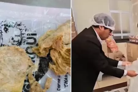 Detectan charqui en mal estado en colegio.