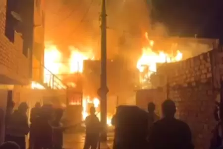 Incendio en el Callao