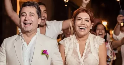 Alfredo Zambrano y Magaly Medina