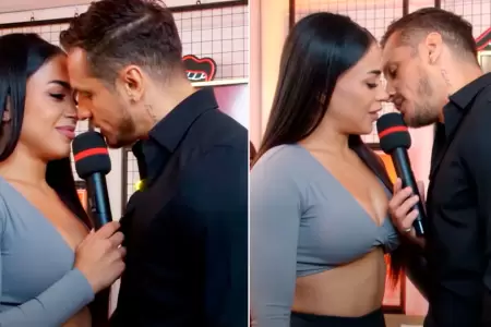 Onelia Molina y Nico Ponce casi se besan.