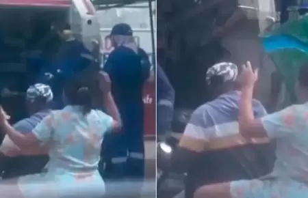 Madre persigue camión de basura para recuperar tarea de su hijo.
