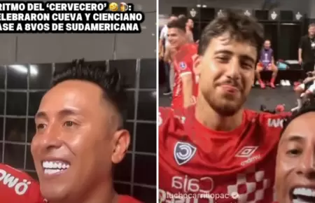 Christian Cueva cantando 'El Cervecero'