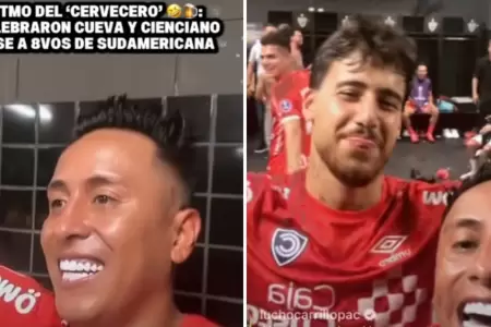 Christian Cueva cantando 'El Cervecero'