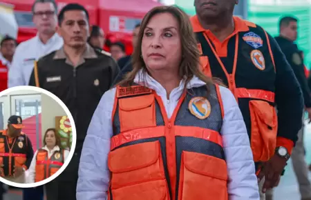 Dina Boluarte participa en Simulacro Nacional Multipeligro 2025
