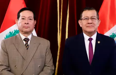 Eduardo Arana y Eduardo Salhuana.