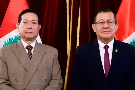 Eduardo Arana y Eduardo Salhuana.