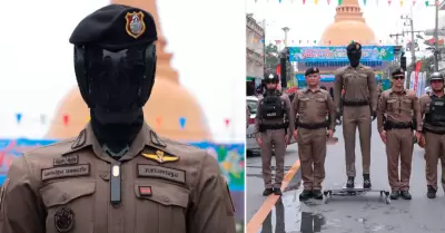 Tailandia presenta robot polica con inteligencia artificial.