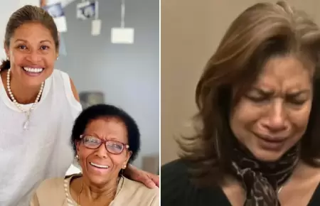 Cecilia Tait llora por Lucha Fuentes.