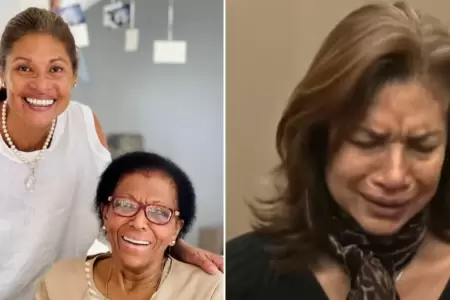 Cecilia Tait llora por Lucha Fuentes.
