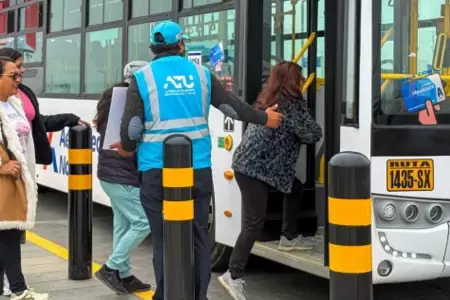 ATU y PNP reforzarn seguridad en paraderos de AeroDirecto.