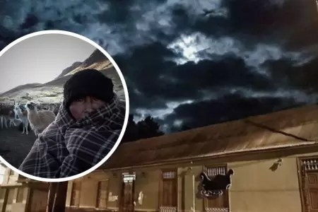 Temperaturas nocturnas en la sierra.