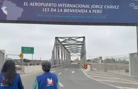 DP advierte fallas en la infraestructura vial que conectan al Jorge Chvez.